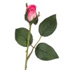 Λουλούδι Διακοσμητικό Τριαντάφυλλο Μπουμπούκι Ροζ 25cm