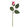 Λουλούδι Διακοσμητικό Τριαντάφυλλο Μπουμπούκι Ροζ 25cm