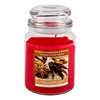 Κερί Aρωματικό Κόκκινο σε Βάζο με Καπάκι Spiced Vanilla Ø9.5x16.5cm