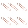 Συνδετήρες Μεταλλικοί Ροζ Χρυσό 50mm - 25 τμχ.