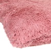 Μαξιλάρι Χειμερινής Διακόσμησης Shaggy Ροζ 51x51cm