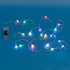 20 Χριστουγεννιάτικα Διακοσμητικά Λαμπάκια LED Mini Μπάλες Μπαταρίας 2.20m - Πολύχρωμο