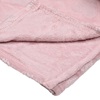 Κουβέρτα Βελουτέ Μονή Ροζ Ανάγλυφες Καρδιές Lurex 200x150cm