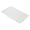 Δίσκος Στεγνώματος Πλαστικός Λευκός Ανάγλυφες Ρίγες 45x31x3cm