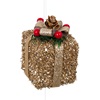 Χριστουγεννιάτικο Διακοσμητικό Κρεμαστό Αφρώδη Δώρα Σαμπανί Κουκουνάρια 63cm