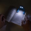 Φακός-Stand Διαβάσματος Εύκαμπτο Μπλε Ανθρωπάκι LED Λευκό Φως 8.5x16cm