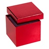 Κουτί Συσκευασίας Κόκκινο Μεταλλιζέ με Καπάκι 1.03lt