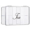 Κουτί Πλαστικό 3 Θέσεων για Τσάι 21x14.5x8.5cm 