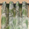 Κουρτίνα Ημιδιαφανής Πράσινα Τροπικά Φύλλα 140x260cm