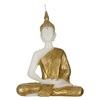 Κερί Διακοσμητικό Ethnic 3D Βούδας σε Προσευχή Χρυσός Μανδύας 21x10x28cm