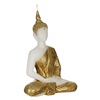 Κερί Διακοσμητικό Ethnic 3D Βούδας σε Προσευχή Χρυσός Μανδύας 21x10x28cm