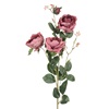 Λουλούδι Διακοσμητικό Ροζ Σταχτί Τριαντάφυλλο 85cm