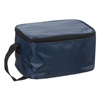 Ισοθερμική Τσάντα Ατομική Παραλληλόγραμμη Μπλε Καρό με Φερμουάρ 21x12x14cm - 4lt