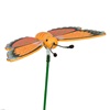 Διακοσμητικό Στικ Γλάστρας Ξύλινη Πεταλούδα 25cm