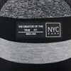 Καπέλο Αθλητικό Jockey Ανδρικό Βαμβακερό Μαύρο Γκρι Δίχτυ Patch NYC