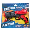 Πιστόλι Shooter Blaze Storm Μαύρο Κόκκινο & 5 Βελάκια