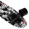 Skate Pennyboard Αλουμινίου Σχέδιο Graffiti Μαύρο Κόκκινο 56x14cm