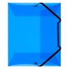 Ντοσιέ Α5 Αρχειοθέτησης PP Μπλε με Λάστιχο 14.5x21cm