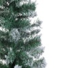 Χριστουγεννιάτικο Διακοσμητικό Επιτραπέζιο Δέντρο Χιονισμένο Ξύλινη Βάση - 90cm