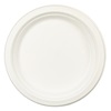 Πιάτα Οικολογικά από Ζαχαροκάλαμο Λευκά 18cm - 10 τμχ.