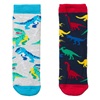 Κάλτσες Χειμερινές για Αγόρι Μπλε Γκρι Δεινόσαυροι Anti-slip - 2 ζευγ.