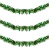 Χριστουγεννιάτικη Τρέσα Πράσινη Χρυσή Tinsel 3m x 5cm