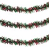 Χριστουγεννιάτικη Τρέσα Πράσινη Κόκκινη Tinsel 3mx5cm