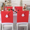 Χριστουγεννιάτικο Διακοσμητικό Κάλυμμα Πλάτης Καρέκλας Κόκκινο Σκουφί 50cm