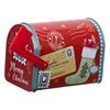 Χριστουγεννιάτικο Μεταλλικό Κουτί Γραμματοκιβώτιο Κόκκινο 13x7.5x9.5cm