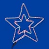 Φωτοσωλήνας LED Διπλό Αστέρι με Πρόγραμμα 57x57cm - Πολύχρωμο