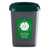 Κάδος Απορριμμάτων Ανακύκλωσης Ανθρακί Πράσινο 50lt