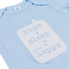 Βρεφικό Εσώρουχο Φορμάκι Βαμβακερό για Αγόρι Σιέλ Hugs+Sleep