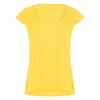 Μπλούζα Γυναικεία Βαμβακερή Κίτρινη V Λαιμός