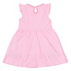 Φόρεμα Παιδικό Βαμβακερό Ροζ Ριγέ Σχέδιο Λαγουδάκια