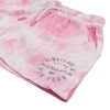 Σορτσάκι Παιδικό Βαμβακερό Ροζ Tie Dye Ασημί Glitter Awesome