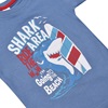 Μπλούζα Παιδική Βαμβακερή Μπλε Καρχαρίας Σανίδα