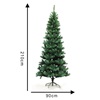 Χριστουγεννιάτικο Δέντρο SLIM Πράσινο 758 κλαδιά - 2.10m