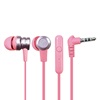 Ακουστικά Handsfree με Μικρόφωνο Ροζ