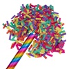 Πάρτι Popper Rainbow Χρωματιστό Κομφετί 1m