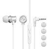 Ακουστικά Handsfree Λευκά με Μικρόφωνο & Ρυθμιστή Έντασης