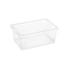 Κουτί Αποθήκευσης Πλαστικό Διάφανο Καπάκι 4lt