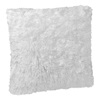 Μαξιλάρι Χειμερινής Διακόσμησης Απομίμηση Γούνας Λευκό 51x51cm