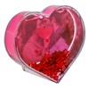Διακοσμητική Κορνίζα Καρδιά με Νερό & Κομφετί 9.5x9.5cm