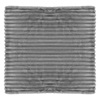 Διακοσμητική Θήκη Μαξιλαριού Χειμερινή Flannel Κοτλέ Γκρι 45x45cm