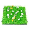 Γρασίδι-Πλακάκι Πλαστικό με Λουλούδια 25x25cm