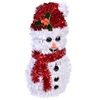 Χριστουγεννιάτικο Στολίδι Δέντρου Διακοσμητικός 3D Χιονάνθρωπος Tinsel 17cm