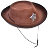 Αποκριάτικο Καπέλο Παιδικό Καφέ Cowboy 